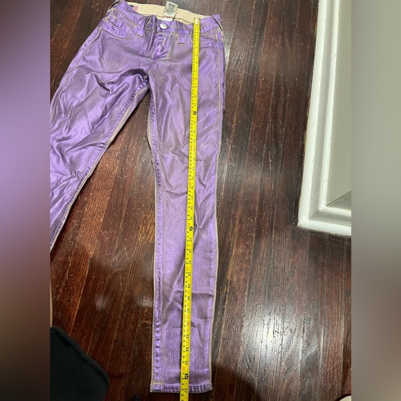 True Religion Purple Metallic jeans - Picture 9 of 12